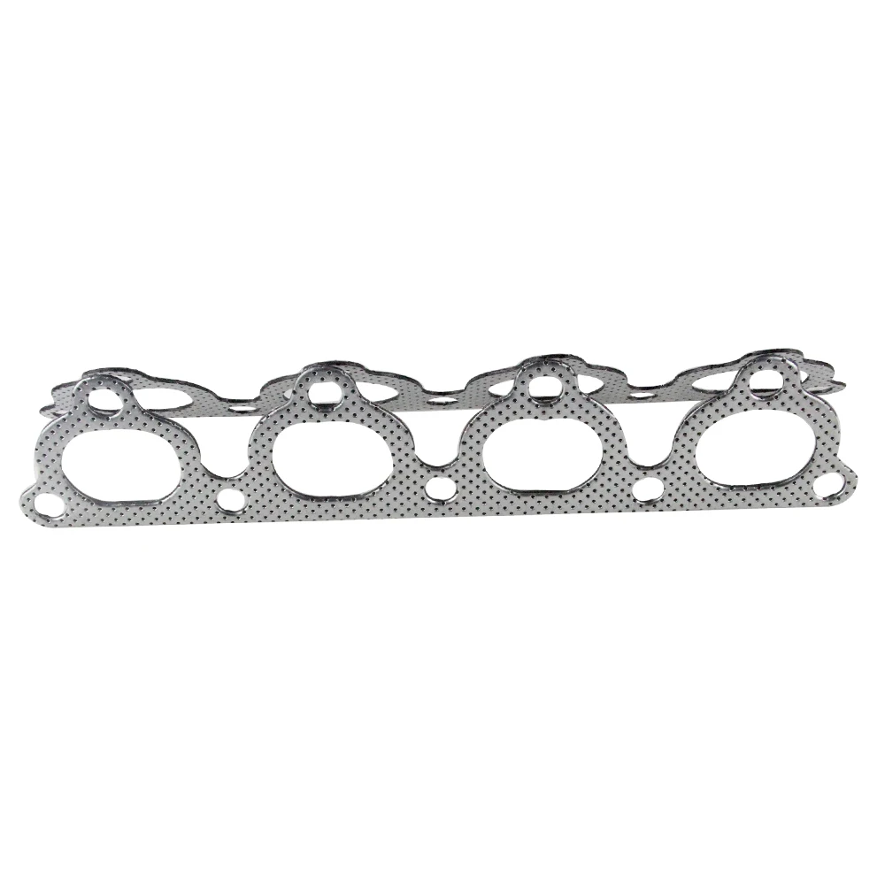 LIZHI - 2pcs(lot)  FOR HONDA D-SERIES EXHAUST HEADER MANIFOLD GRAPHITE ALUMINUM GASKET D15 D16 D13 D14 LZ4956