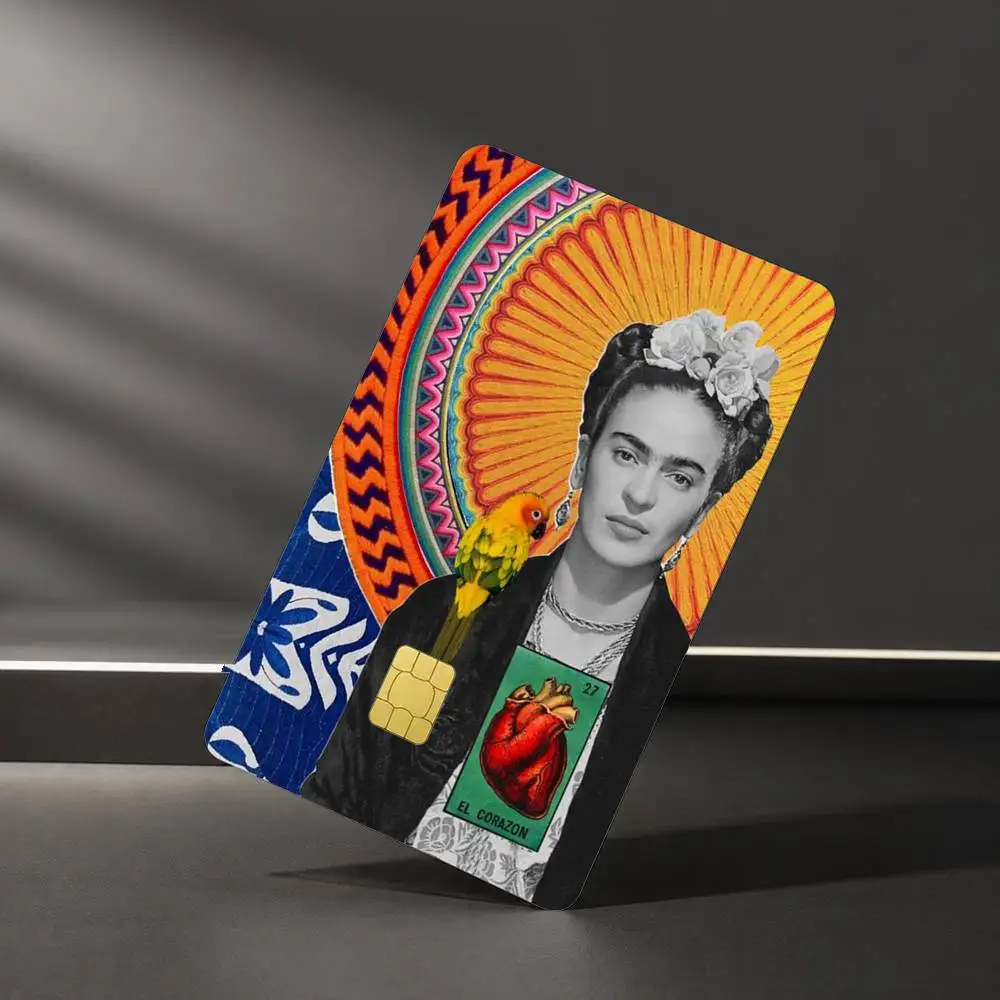 A-Art Frida Kahlo Sticker Film Tape Skin for Credit Card Debit Card Waterproof Stickers