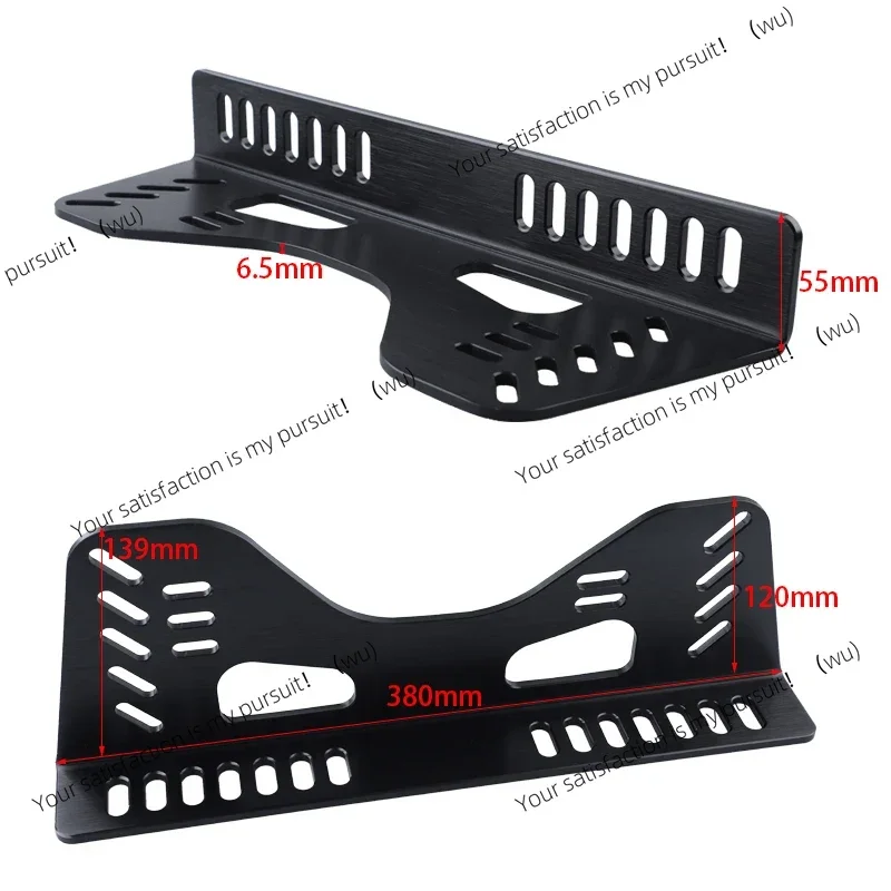 for Vehicle Black Bucket Seat Side Mounts Brackets Modification Universal Car Styling Seat Mounts Brackets Aluminium Alloy