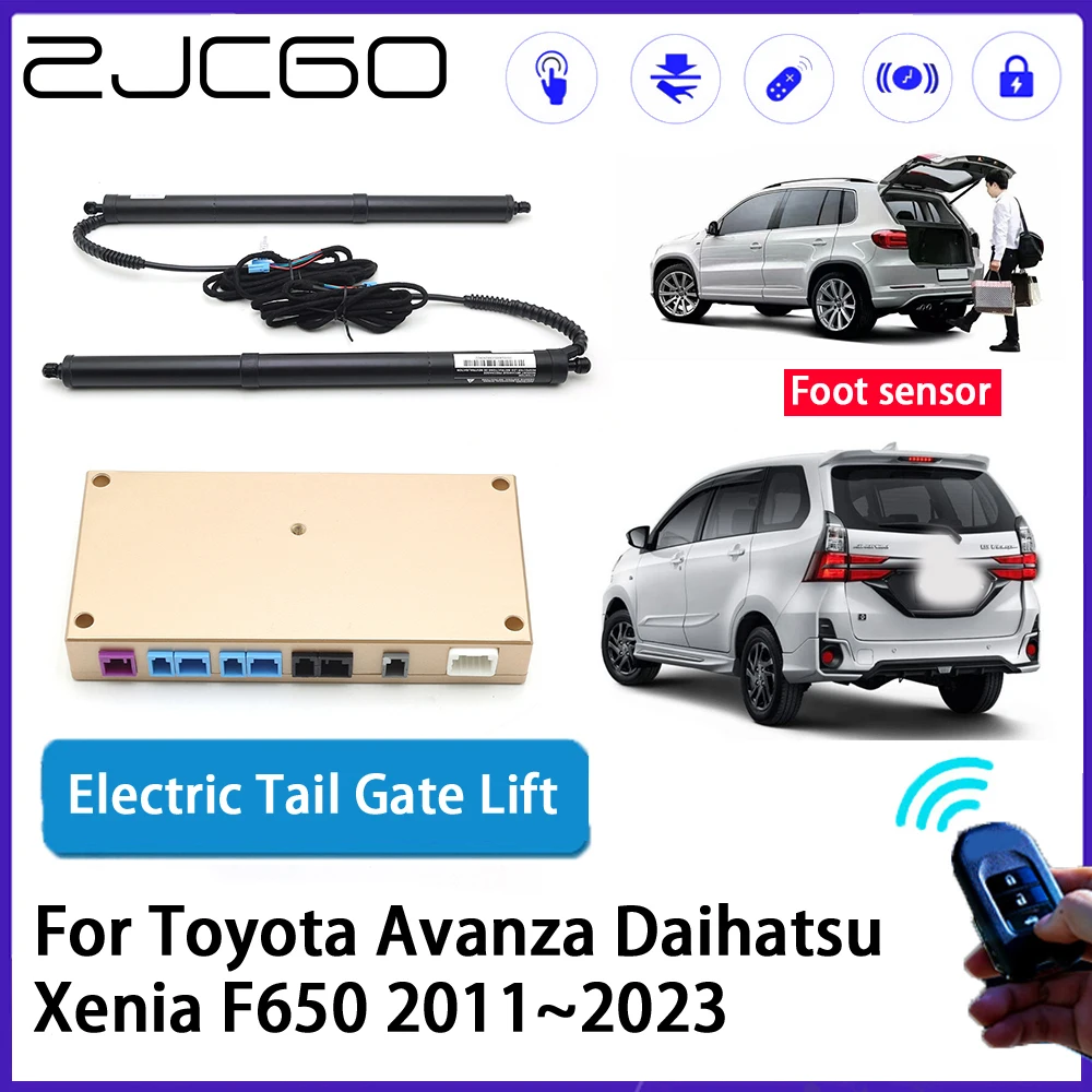 ZJCGO Auto Trunk intelligent Electric Tail Gate Lift Automatic Tailgate Opener for Toyota Avanza Daihatsu Xenia F650 2011~2023