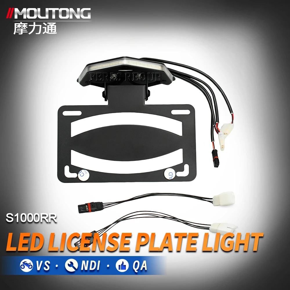 

Motorcycle LED Tail Light Tidy Kit for BMW S1000RR 2019-2025 Direct Fit Fender Eliminator License Plate Bracket