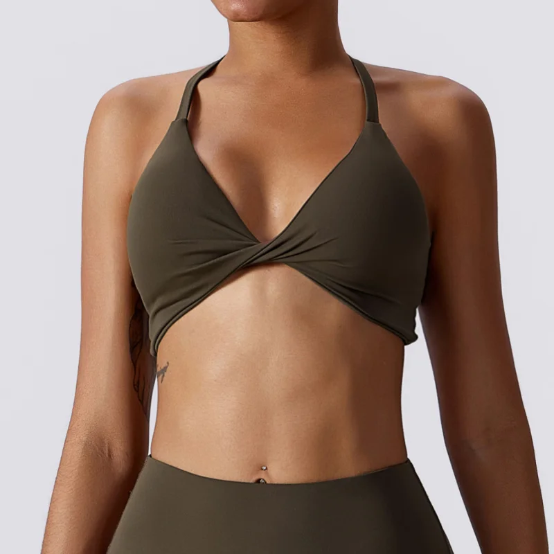 FUBEIKE-Soutien-gorge sans couture pour femme, sous-vêtements d'été, drapeau nude, serré, séchage rapide, sport, course à pied en plein air, beauté du dos, haut de yoga