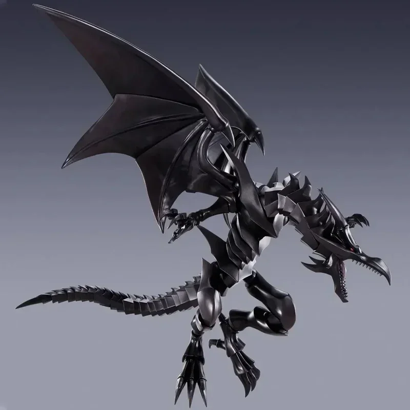 In Stock Bandai S.h.monsterarts Shm Yu-gi-oh Red Eyes Black Dragon Action Figures Toys Models Collection Figurine Model Gift Toy