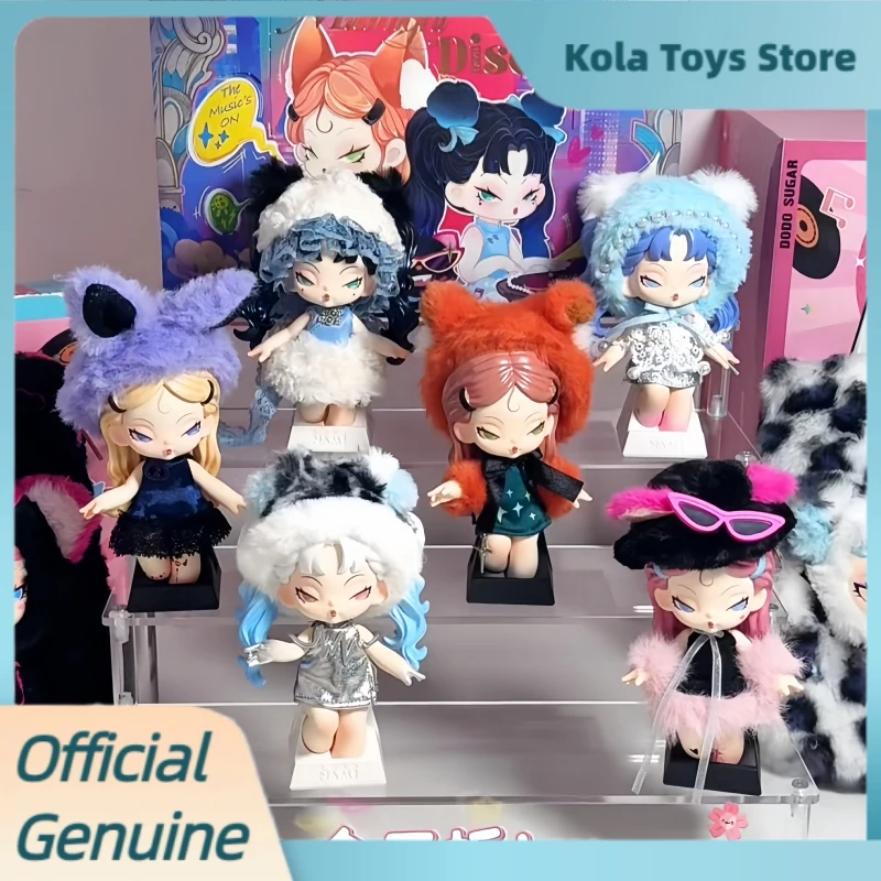 

Новая оригинальная серия Dodo Nami Midnight Disco, слепая коробка, модные игрушки, виниловые куклы с лицом, подвески, загадочная коробка, брелок для девочек, подарок