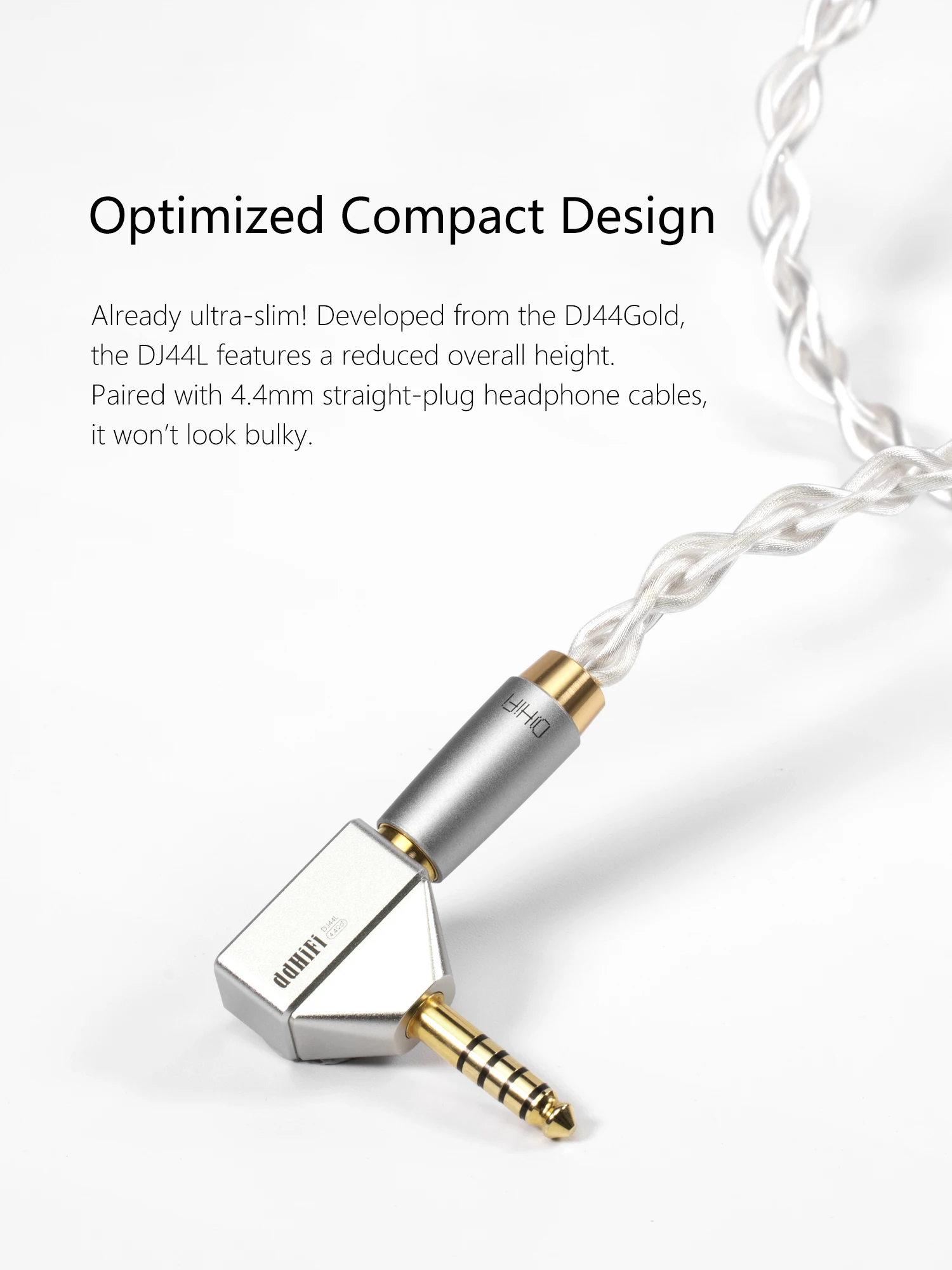 DDHIFI DJ44L Kompakter und langlebiger Adapter Präzisionstechnik für Haltbarkeit und Leistung – Detail 3