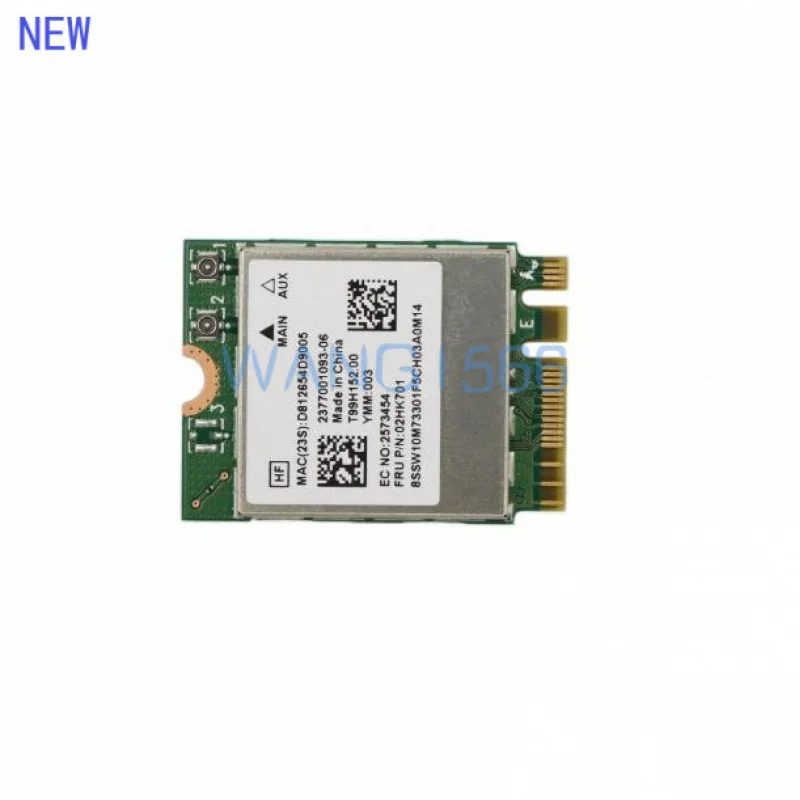 J 02HK701 RTL8822CE 802.11AC ไร้สาย WiFi 867Mbps Bluetooth 5.0 การ์ดเครือข่ายสําหรับ Lenovo M75s M75q Gen 2 เดสก์ท็อปการ์ด WIFI