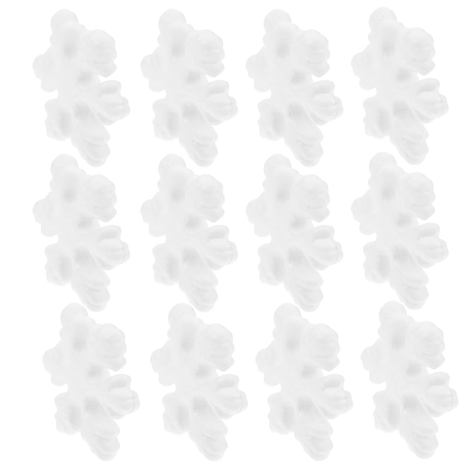 

50Pcs Snowflake Shape Decor Fine Craftsmanship Hanging Pendant for Holiday Party Wedding Christmas Decoration Christmas Pendant