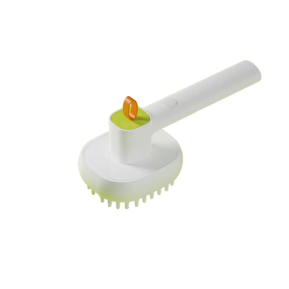 

Anti-Floating Hair Pet Spray Grooming Comb Soft Teeth Washable Pet Spray Hair Massage Brush One-click Cleaning Button Demating