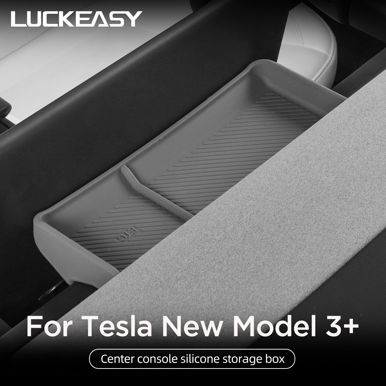 For Tesla Model3 Central Control Screen Rear Storage Tray Model 3 Highland 2024 Dashboard Storage Box Car Interior Accessories