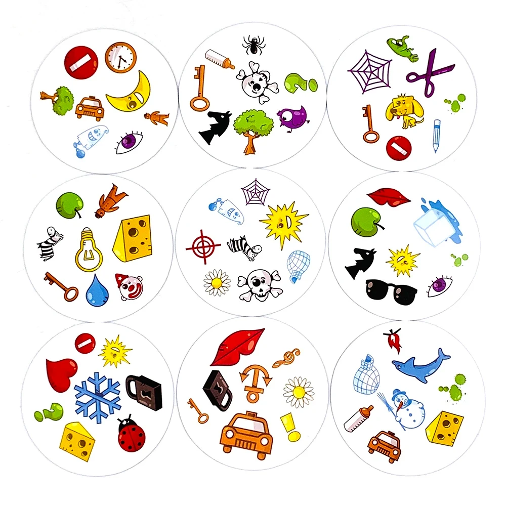 Nieuwe metalen doos kaartspel Ouder-kind interactieve spellen Kaartenspel voor gezinsvakanties Camping Kerstmis en Halloween Kindercadeaus