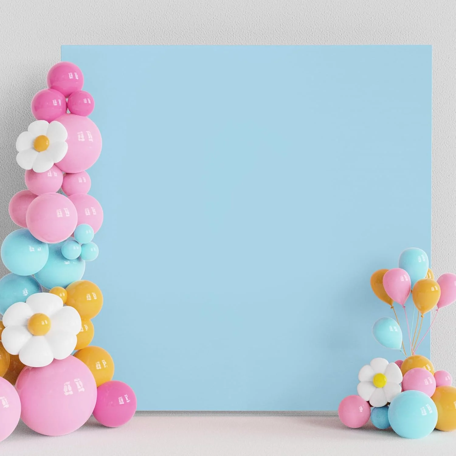 Cubierta de arco de boda, cubiertas de fondo de arco cuadrado, cubiertas de arco de globos ajustadas de LICRA, telón de fondo elástico para fiesta de cumpleaños y boda