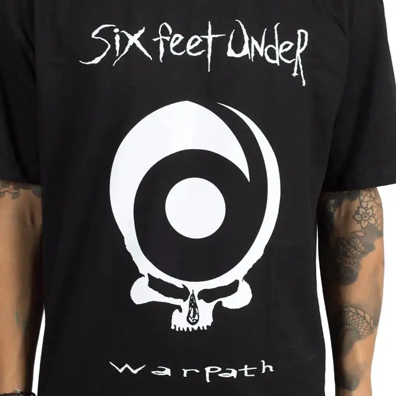 Six Feet Under band Warpath black T-shirt Unisex All sizes S to 45XL