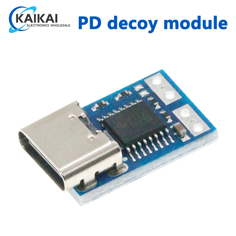 PD decoy module PD23.0 to DC DC trigger extension cable QC4 charger 9V 12V 15V 20V