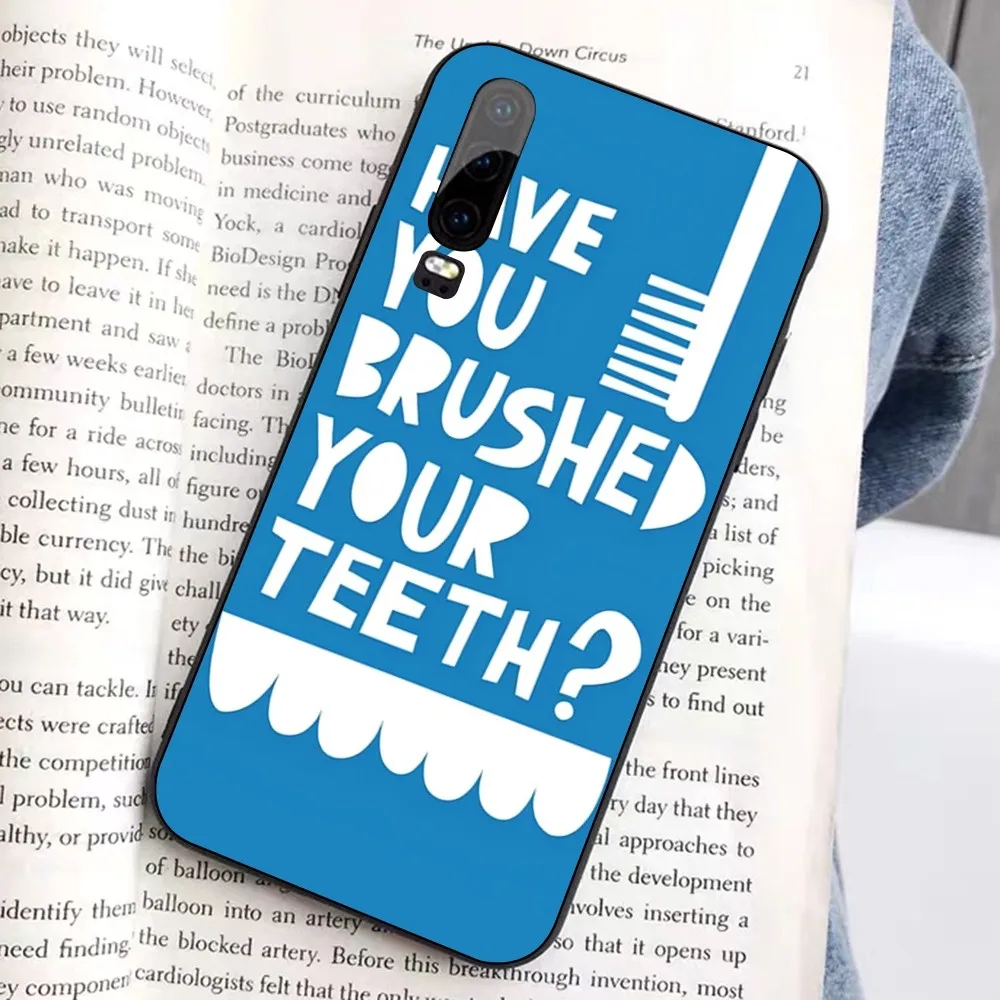 Dentist Dental Crowned Teeth Phone Case For Huawei Honor 10 lite 9 20 7A 9X 30 50 60 70 pro plus Soft Silicone Cover