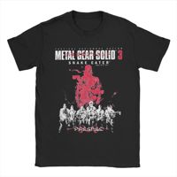 Mens Womens Metal Gear Solid 3 Snake Eater  Shirt 100% Cotton Graphic Printed T-Shirt MGS1 MGS3 Games Clothing Outfits
