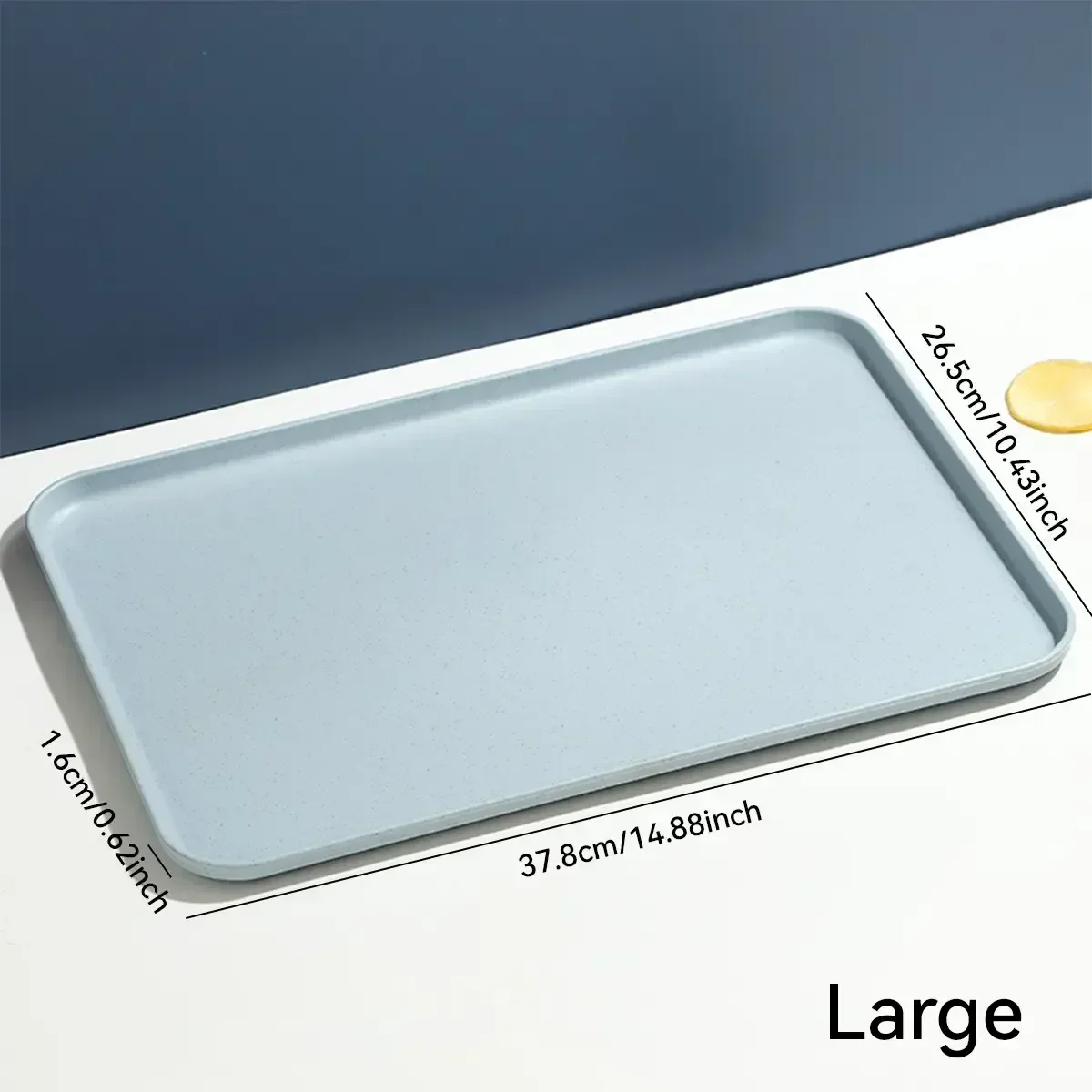 Multi-function Tray Fruit Macaron for Storage ins Organizer Serving Nordic Plastic 6colors Tray Dessert Rectangular Household