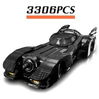 IN STOCK Building Blocks Famous Movie Super Car Model the 1989 Batmobile 76139 Bricks Toy for Kids Boy Gifts
