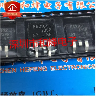 

30PCS 50PCS F5210S IRF5210S TO-263 P-100V -38A