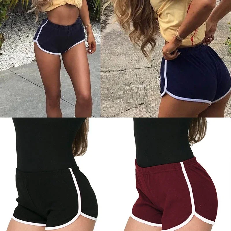 Women's Fashion Lounge Shorts Scrunch Butt Booty Shorts Ladies Sexy Running Shorts Yoga Shorts