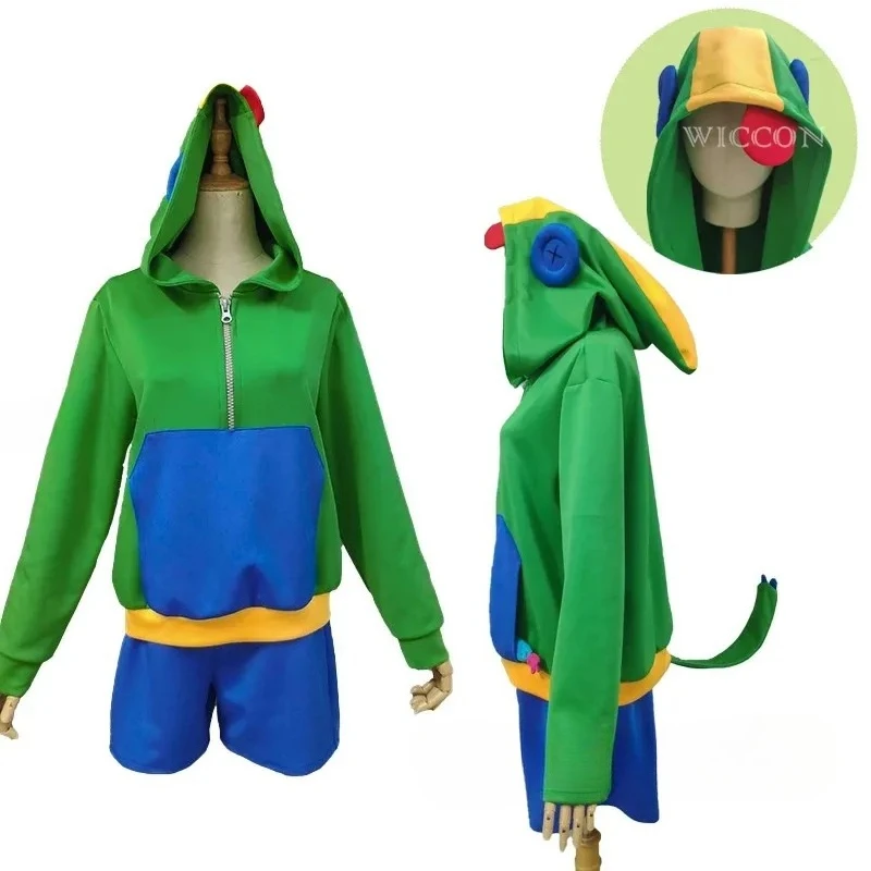 

XT8Унисекс Leon Толстовка Косплей Одежда Легендарные Hoddies Brawl Экипировка Униформа Аниме Топ Шорты Хэллоуин Вечеринка Ролевые Игры DouXT6@!