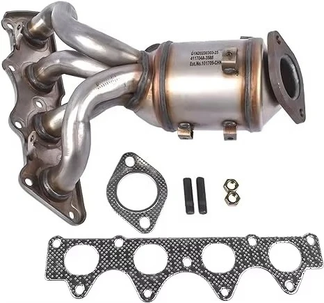 High Performance 200cell Honeycomb Metal Catalytic Converter For 1998 1999 2000 2001 2002Hyundai Lc25 Catalytic Converter