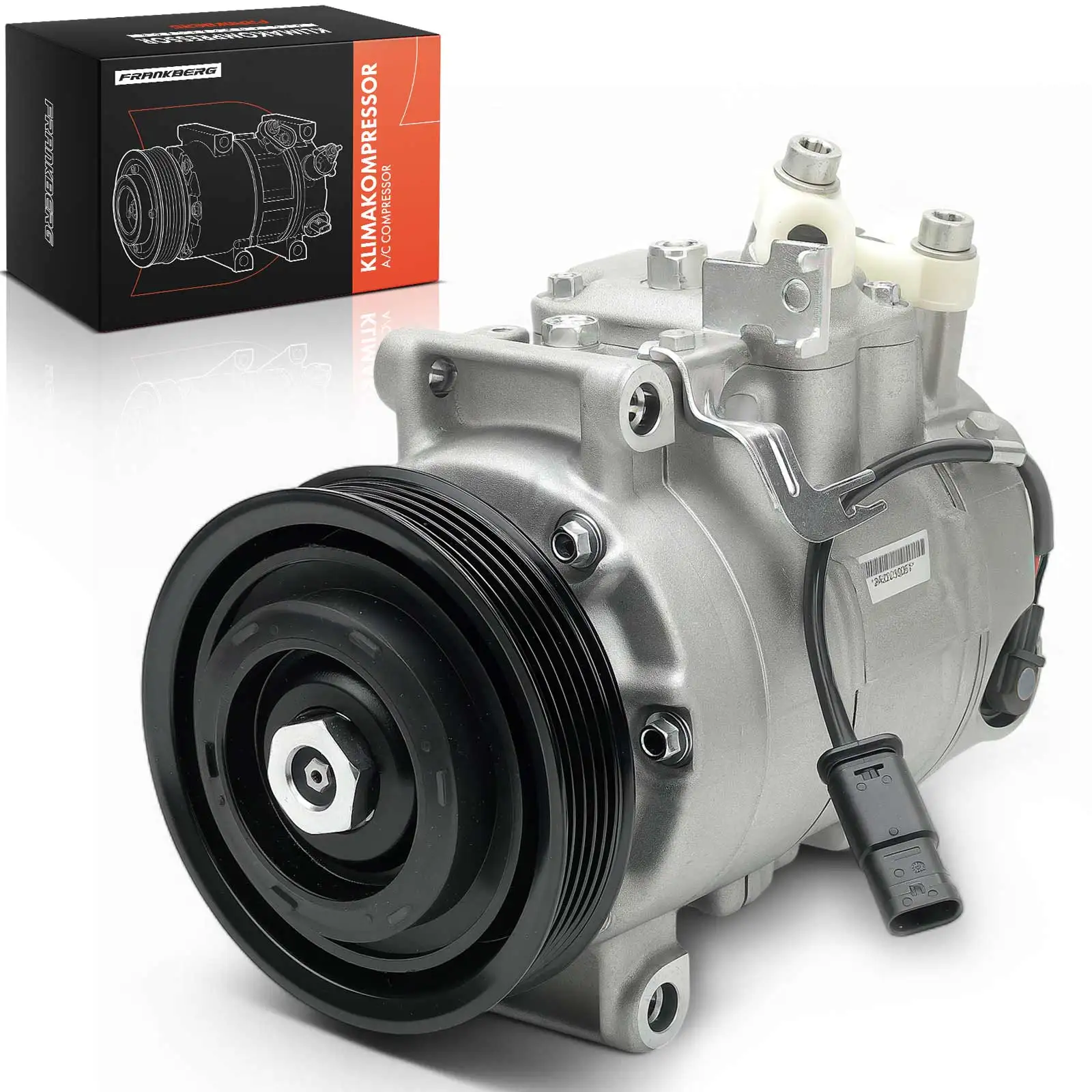 Compresseur de climatisation Frankberg 1x pour Mercedes-Benz Classe A W176 Classe B W242 W246 1.8L 2.1L 2011-2018 38304160 A0038304160 DCP17168