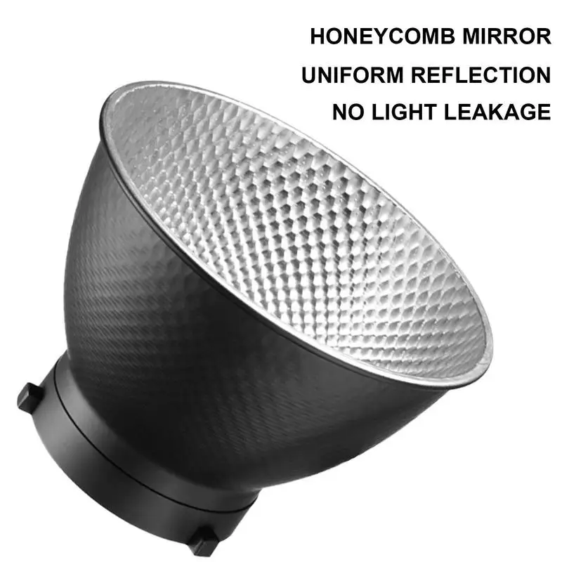 7inch Standard Reflector Diffuser Lamp Shade Dish With Honeycomb Grid For Bowens Mount Studio Strobe Flash Light Speedlite