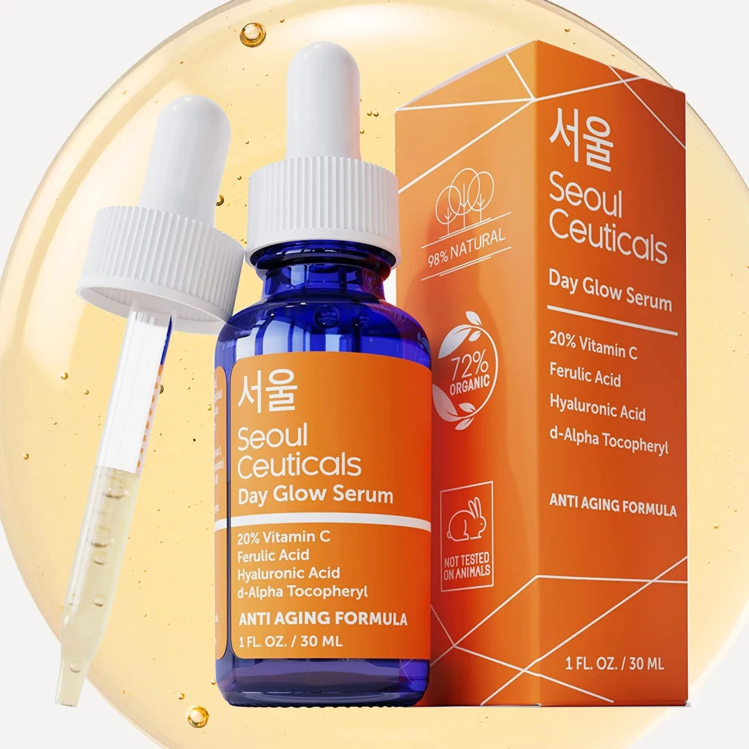 Сыворотка для лица с 20% витамином С + CE Ferulic, масло для лица с витамином Е и феруловой кислотой, гиалуроновой кислотой, витамином Е, антивозрастная дневная сыворотка для сияния кожи.