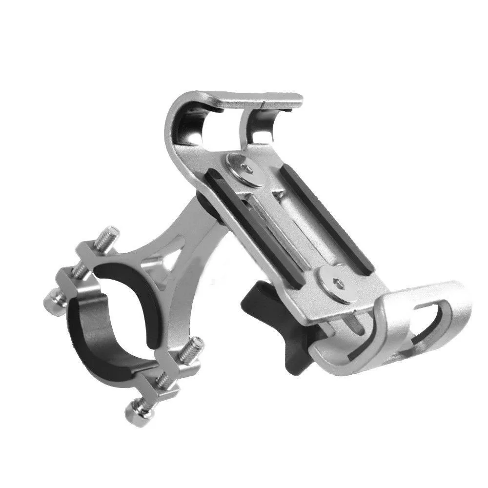 360 ° Drehen Metall Motorrad Fahrrad Telefon Halter Anti-rutsch Halterung GPS Navigation Clip Universal Fahrrad Ständer für Alle Smartphones