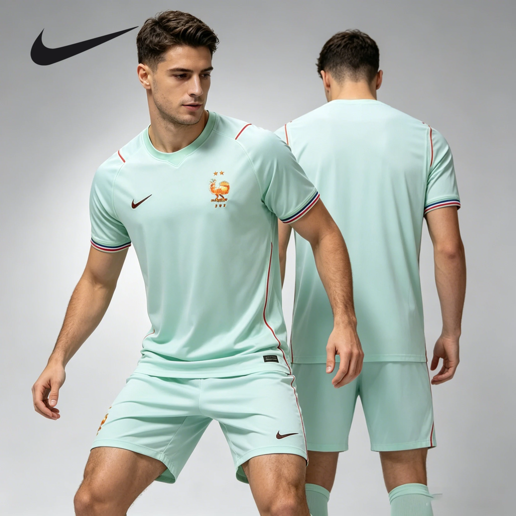 Camisa de Futebol Nike Dri-FIT Unissex Versão Torcedor França Copa do Mundo 2026 Secagem Rápida Manga Curta IB5367-394