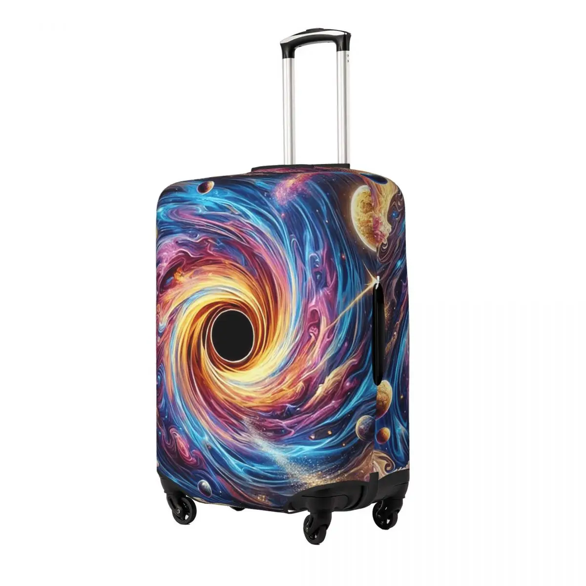 

Ethereal Vortex Suitcase Cover Protection Elastic Travel Luggage Protector Covers for 18-32 Inch