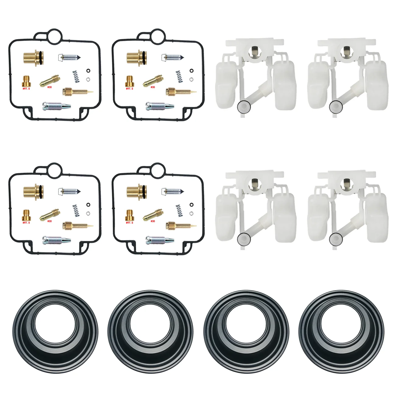 SUZUKI Bandit 250 GSF250 GSF250VY GJ77A Carburetor Repair Kit Float And Floating Needle Seat