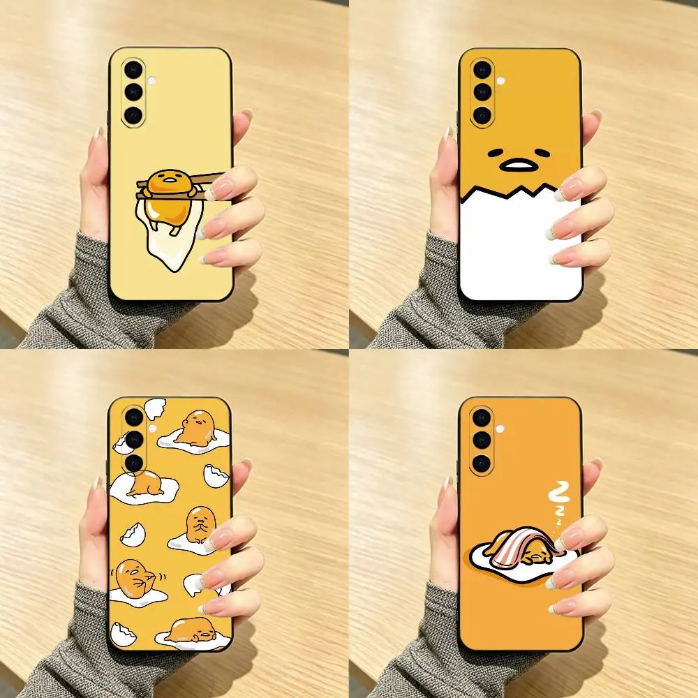 Cartoon G-Gudetama  Phone Case For Samsung Galaxy A73,A72,A71,A70,A53,A52,A51,Others Soft Black Cover