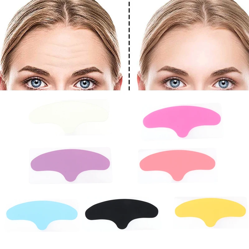 1Pcs Silicone Forehead Anti-Wrinkle Pad Skin Care Lifting Tool Wrinkle Removal Sticker Anti Aging Reusable Patch Multi Color