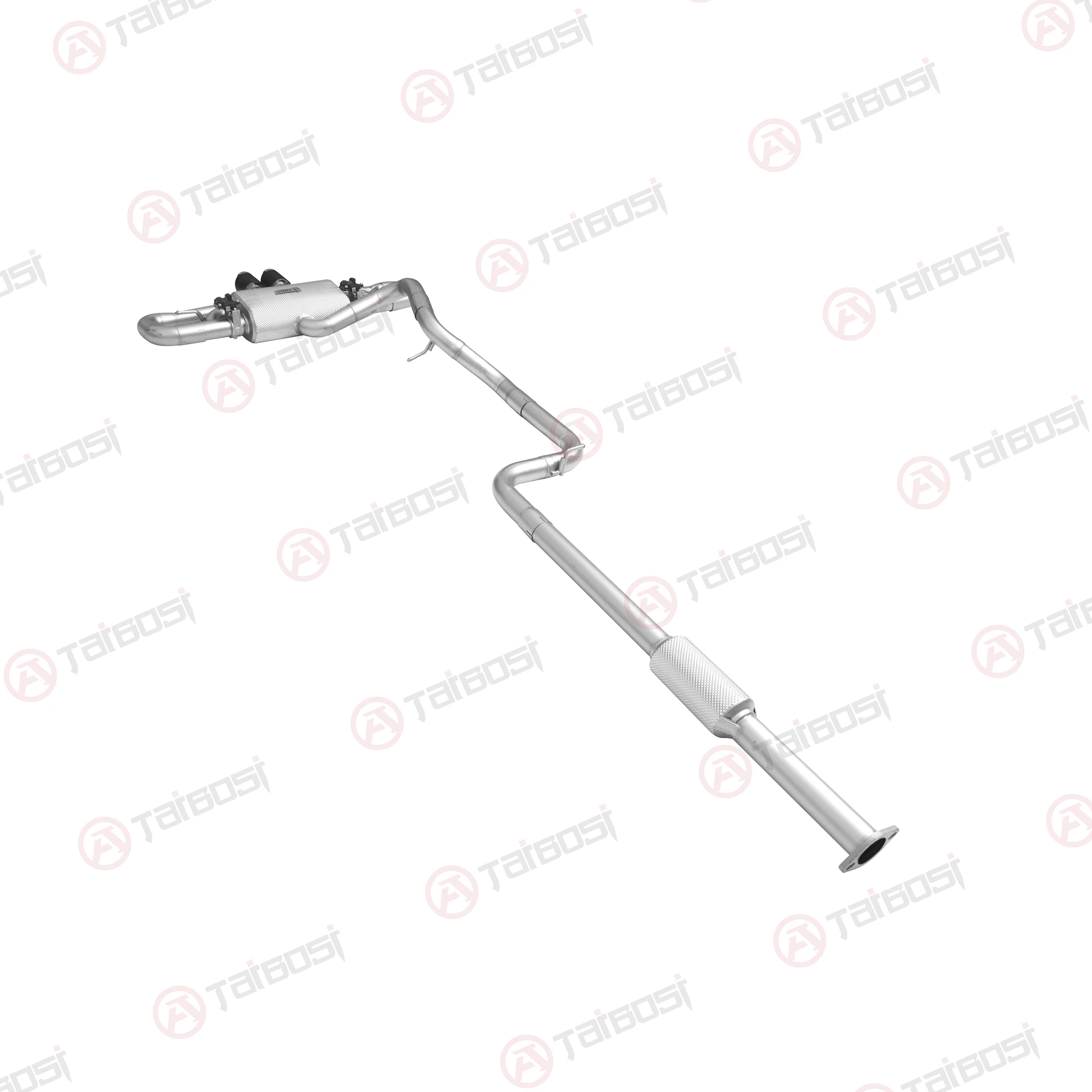 Per Ford Focus ST 2.0T Sistema di fuga di scarico per auto Taibosi Performance Silenziatore con valvola elettrica Telecomando senza fili Modifica del suono