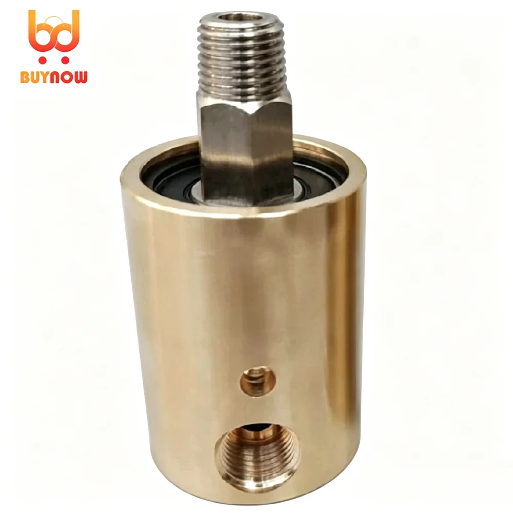 HD8 DN8 1/4 Inch Rotating Joint 360 Rotary Joint Water Air Oil Swivel Coupling Spray Universal Connector Brass Rotation Union