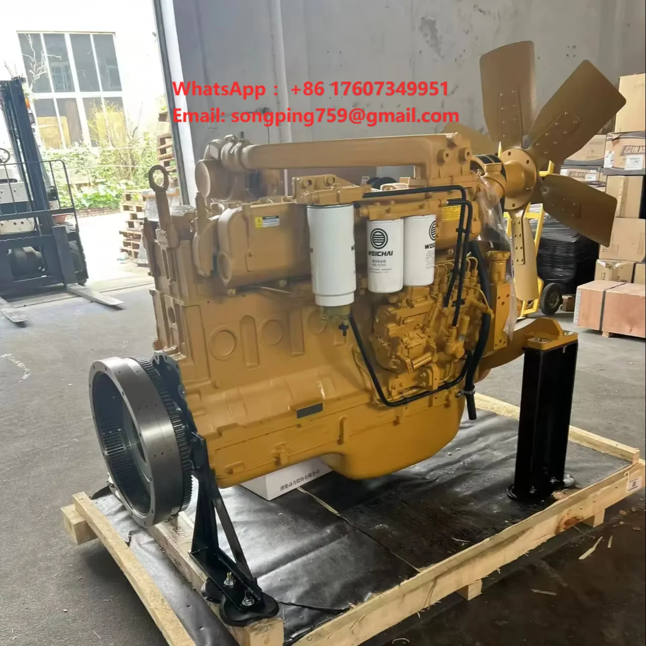 Fast Delivery Genuine Weichai Diesel Engine Wp10g178e Wd10g178e25 131kw 1850rpm Motor for Bulldozers Loaders Excavator