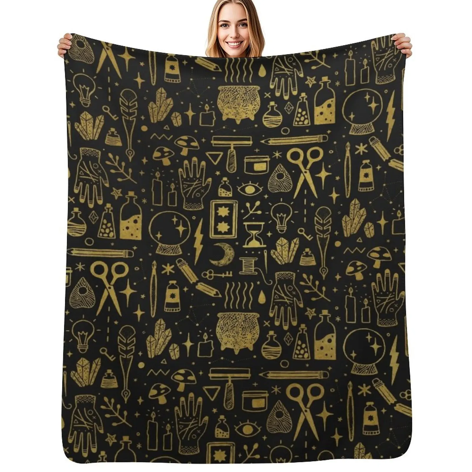 Make Magic Throw Blanket Wrinkle Resistant Lightweight Blanket
