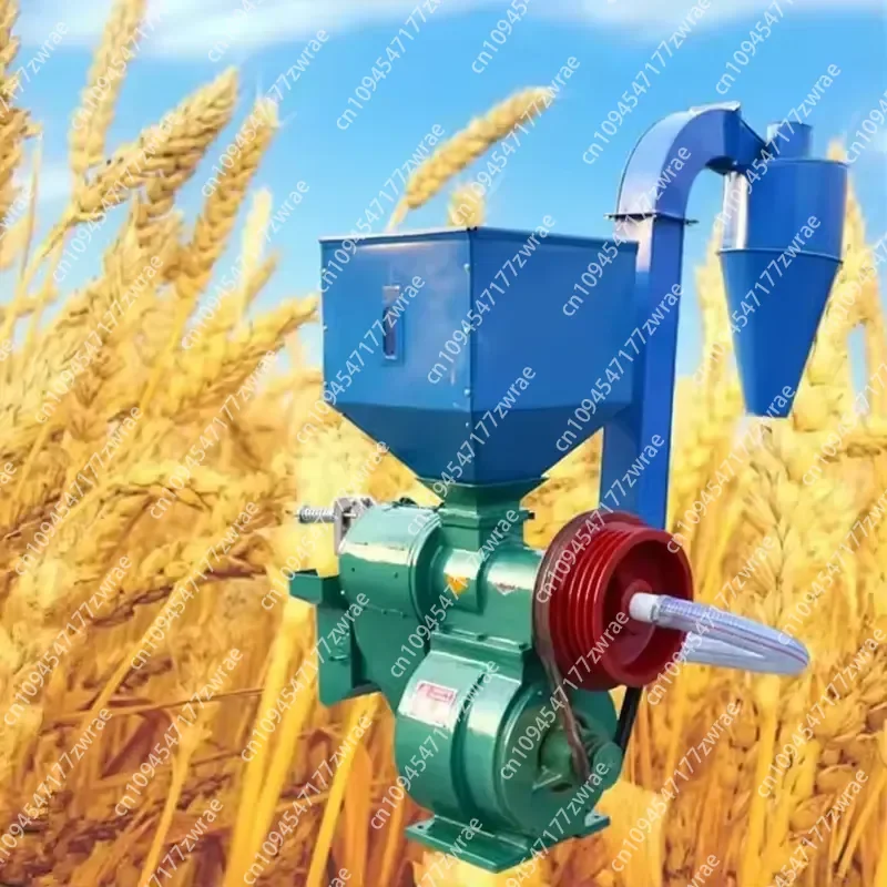 Bran Removing Machine 1 Ton 1 Hour Mini Rice Huller Mill Corn Peeling Polishing Machine Engine Core Components High
