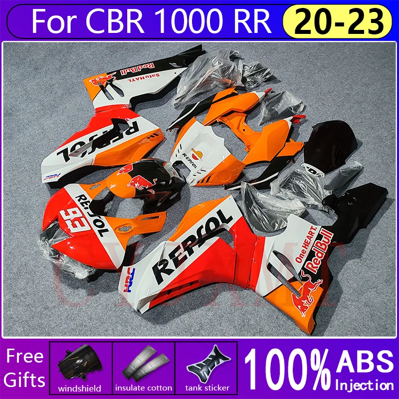 Customize ABS Motorcycle Fairings for CBR1000RR-R CBR1000 2020-2023 Bull Sticker Fairing Kit CBR 1000 RR R 20-23 Bodyframe Shell