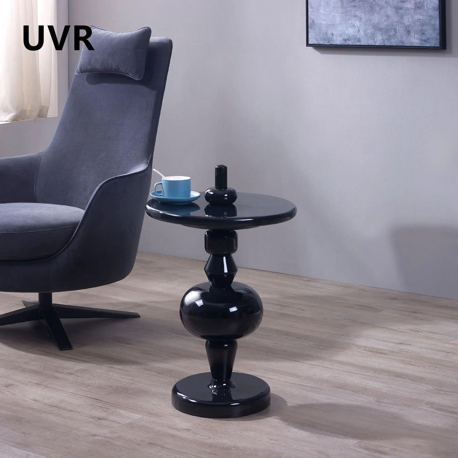 UVR Coffee Table Small Round Table Living Room Sofa Side Corner Table Bedroom Colorful Bedside Table Home Hotel Coffee Table