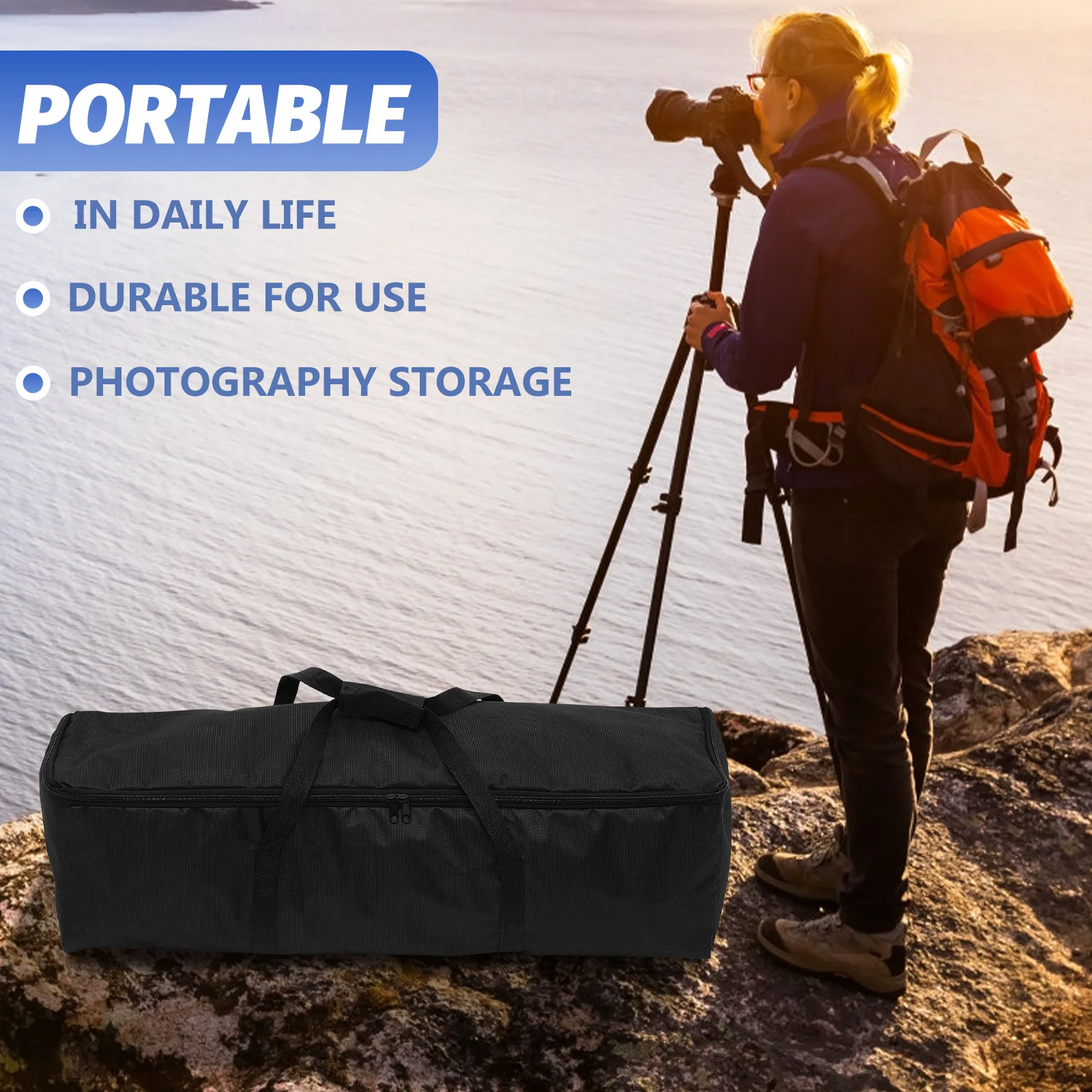 Equipment Storage Bag Heavy Duty Tote The Tripod Pouch Carrying Case Telescope Tool Oxford Cloth Outdoor Photography Travel