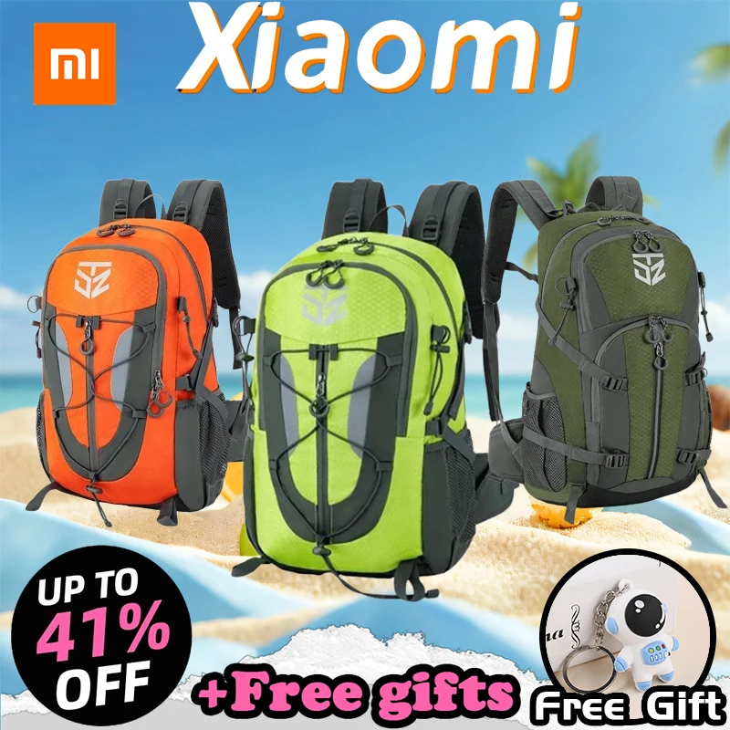 

Xiaomi TANJIEZHE Travel Backpacks Outdoor Mountaineering Bag Camping Storage Bags Hunting Bag Waterproof Men`s Backpacks 40L