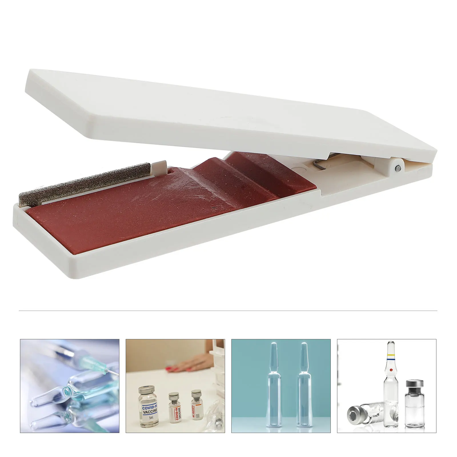 

Ampule Groove Design Anti-Slip Labor-Saving Glass Tool Ampoule Cutter Accessory Glass Bottle Opener Ampoule