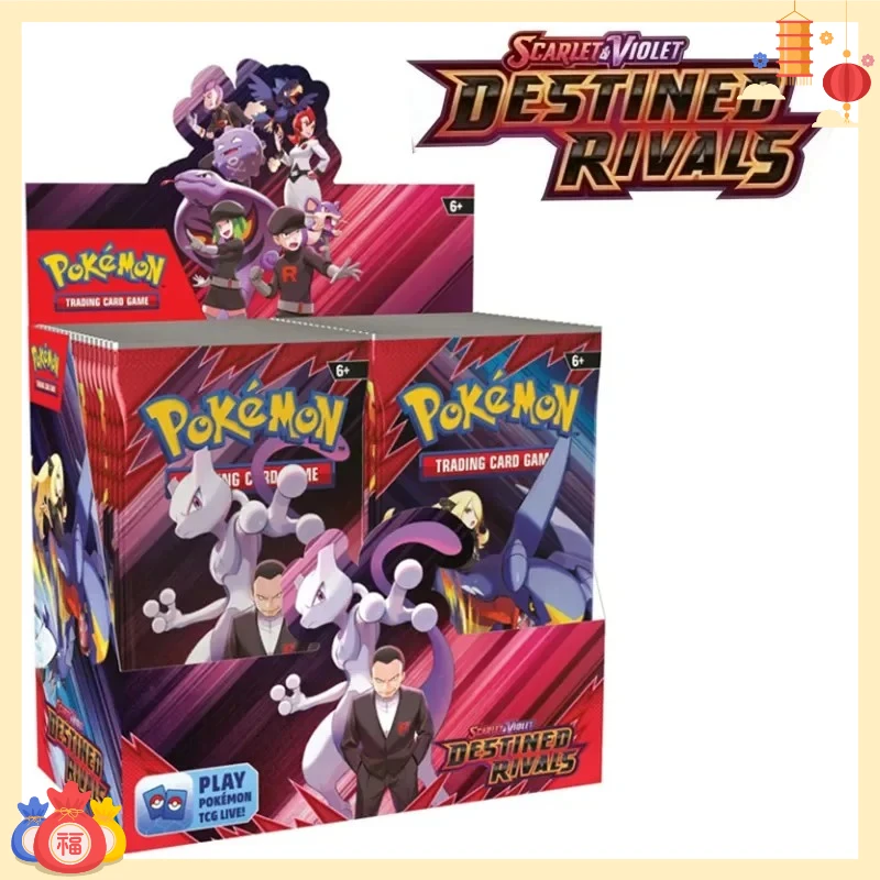 2026 Newest Poké Cards Series 10 Pack Bundle, Destined Rivals & Prismatic Evolutions Collectible Trading Cards