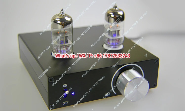 Power amplifier, flat and full sound, warm sound, rich overtones 6N3 tube preamplifier T5,