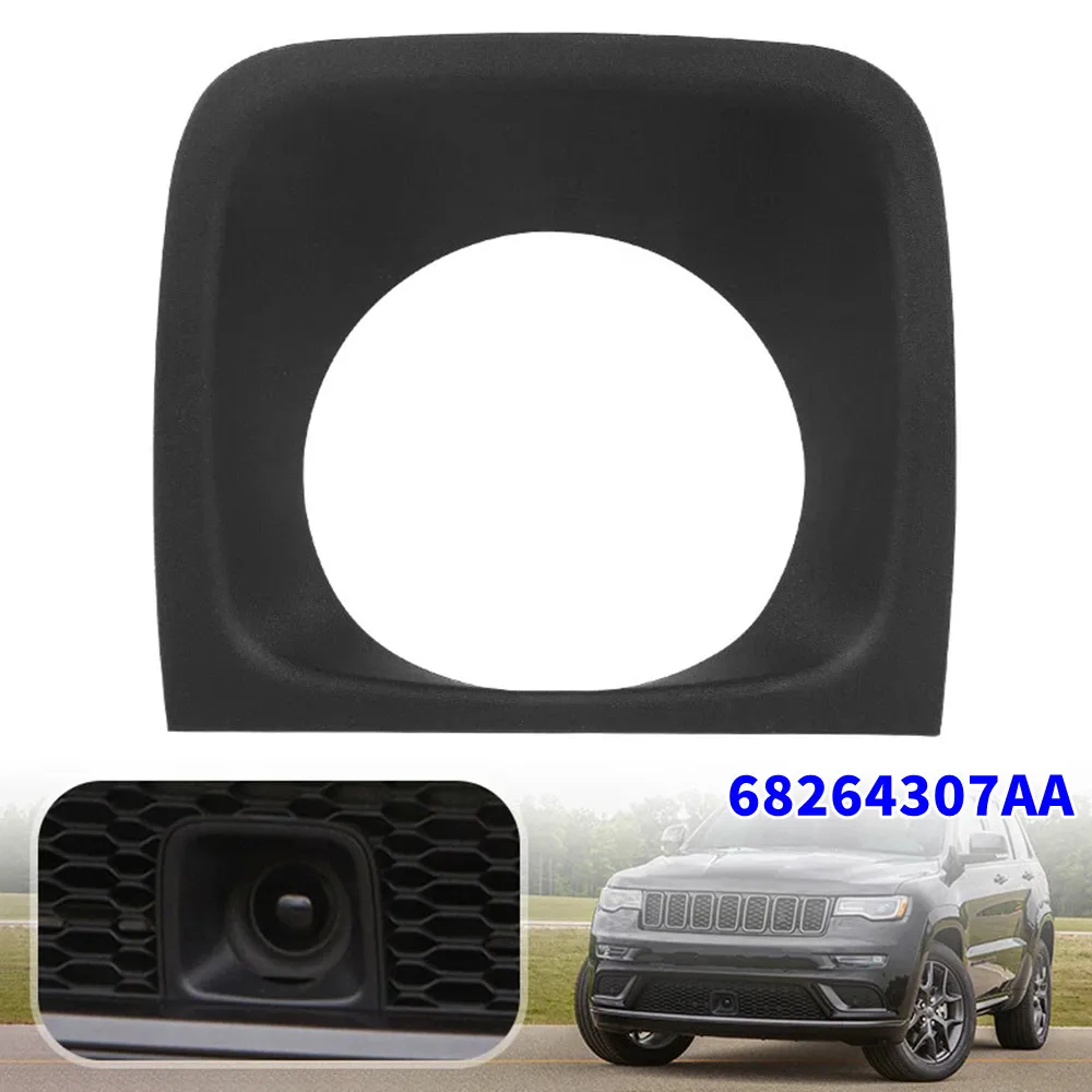 

1 шт. для Jeep Grand Cherokee 2017-2021, черная адаптивная рамка круиз-контроля, крышка, решетка ABS, автозапчасти, аксессуары 68264307AA