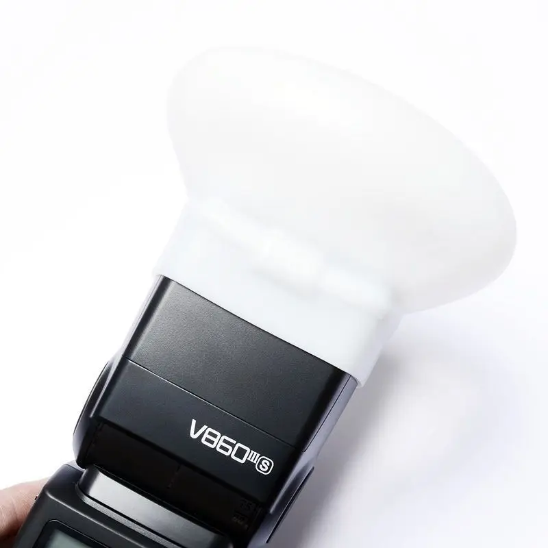 سيليكون فلاش الناشر لينة غطاء خفيف لكانون godox TT520 II TT685 TT600 V860 II V850II AD0200pro Yongnuo فلاش Speedlite