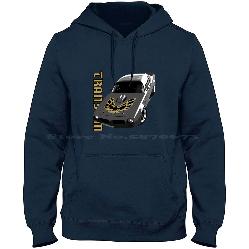 Firebird Trans Am Retro Car 100% Cotton Hoodie Vintage Classic Car Hot Rod Trans Am Race Firebird Racing Retro Car Burt