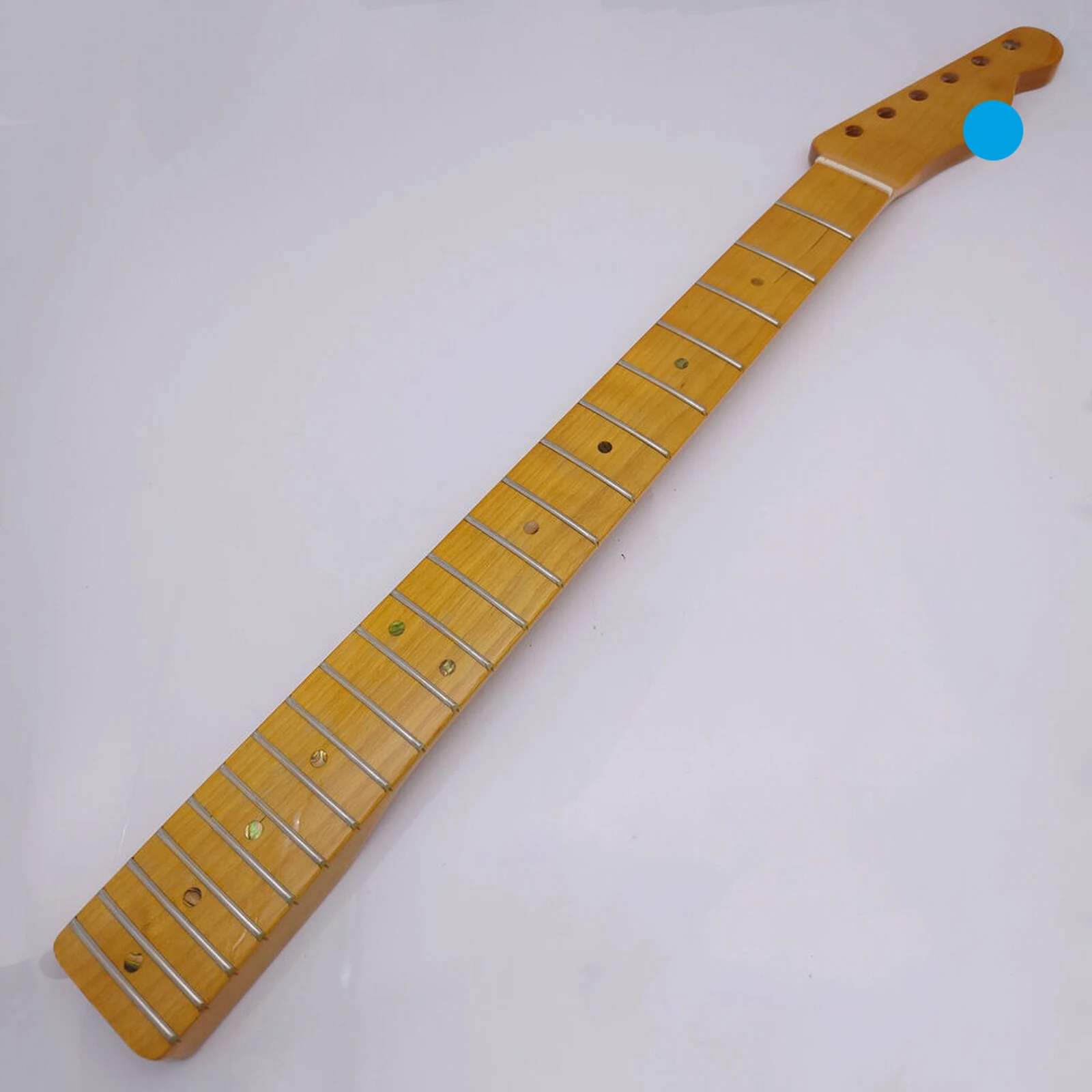 Electric Guitar Neck Glossy Yellow Canada Maple 21 Frets for TL Guitar Replacement Parts